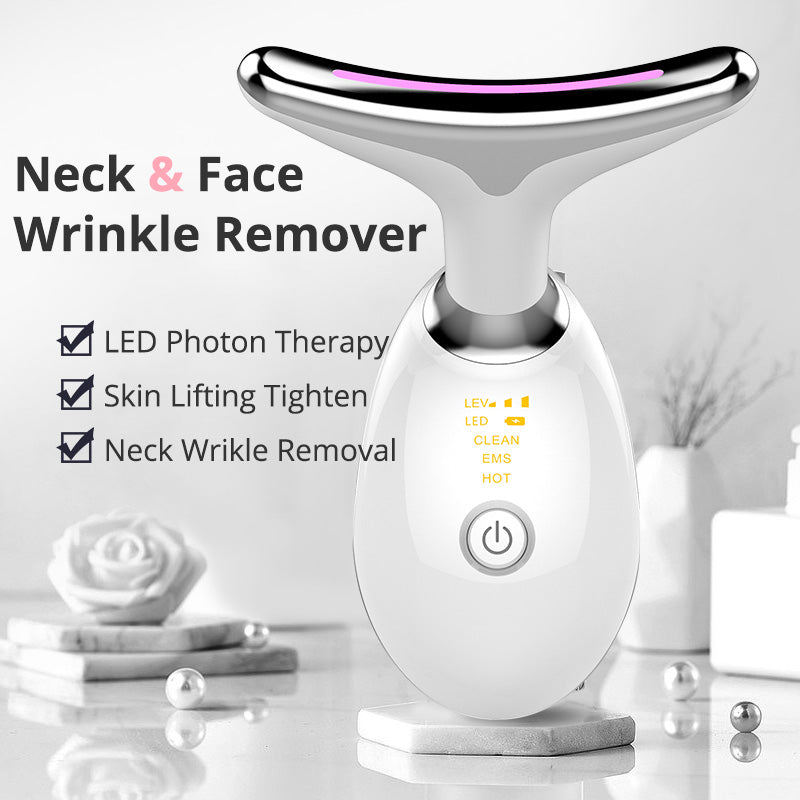 Thermal Neck & Face Massager - Beauty Device.